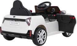 Электромобиль Mini Cooper, белый