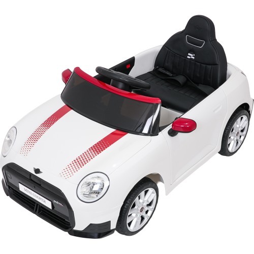 Электромобиль Mini Cooper, белый