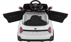 Электромобиль Mini Cooper, белый