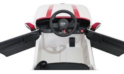 Электромобиль Mini Cooper, белый