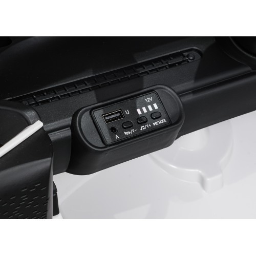 Elektromobilis Mini Cooper, balts