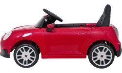 Elektromobilis Mini Cooper, sarkans