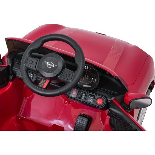 Elektromobilis Mini Cooper, sarkans