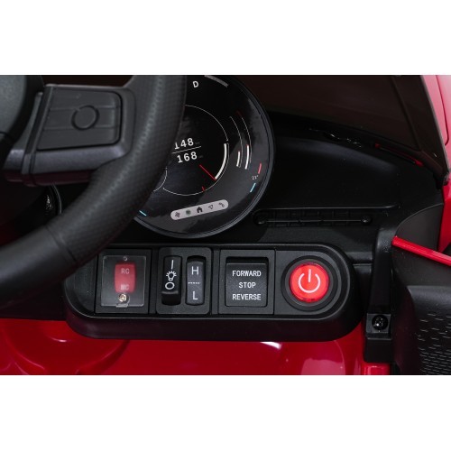 Elektromobilis Mini Cooper, sarkans