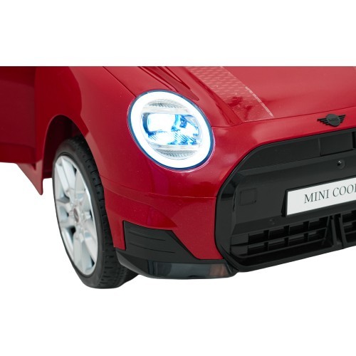 Elektromobilis Mini Cooper, sarkans
