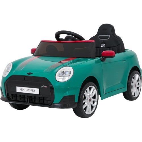 Elektromobilis Mini Cooper, zaļš