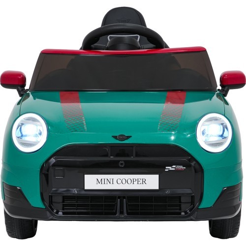 Электромобиль Mini Cooper, зелёный