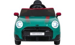Электромобиль Mini Cooper, зелёный