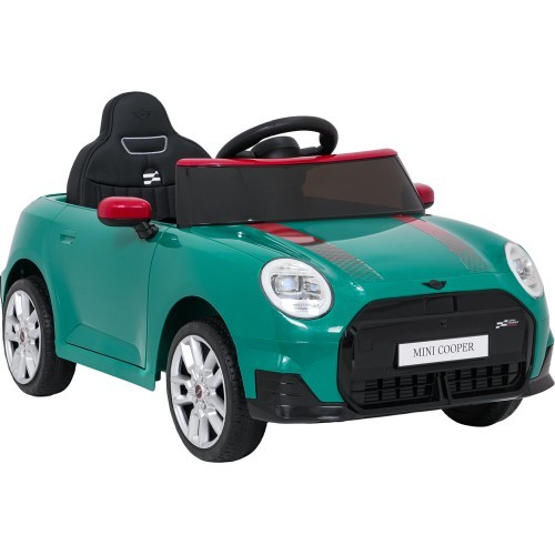 Elektromobilis Mini Cooper, zaļš