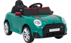 Электромобиль Mini Cooper, зелёный