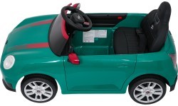 Elektromobilis Mini Cooper, zaļš