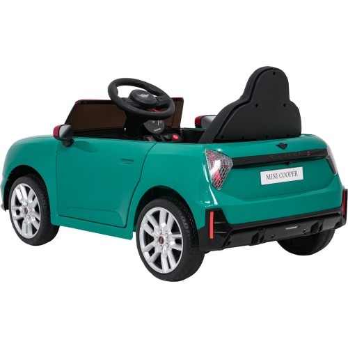 Elektromobilis Mini Cooper, zaļš