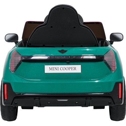 Электромобиль Mini Cooper, зелёный
