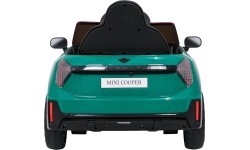 Электромобиль Mini Cooper, зелёный