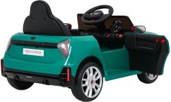 Электромобиль Mini Cooper, зелёный