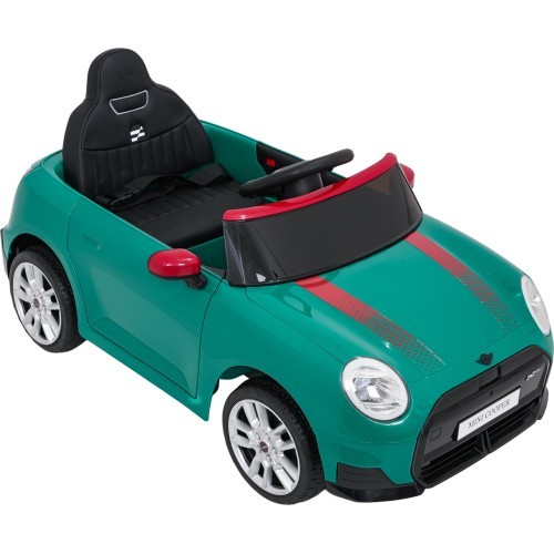 Электромобиль Mini Cooper, зелёный