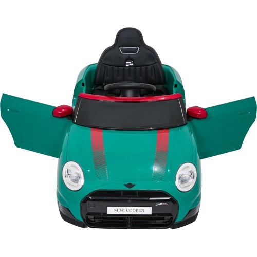 Elektromobilis Mini Cooper, zaļš