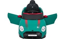 Elektromobilis Mini Cooper, zaļš