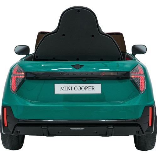Электромобиль Mini Cooper, зелёный