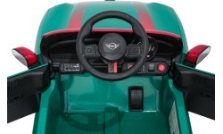 Электромобиль Mini Cooper, зелёный