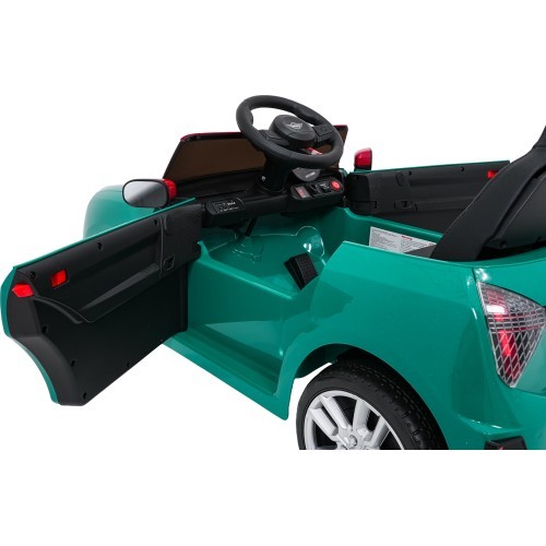 Электромобиль Mini Cooper, зелёный
