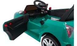 Elektromobilis Mini Cooper, zaļš