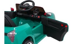 Электромобиль Mini Cooper, зелёный