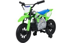 Elektriskais motocikls Honda CFR450R, zaļš