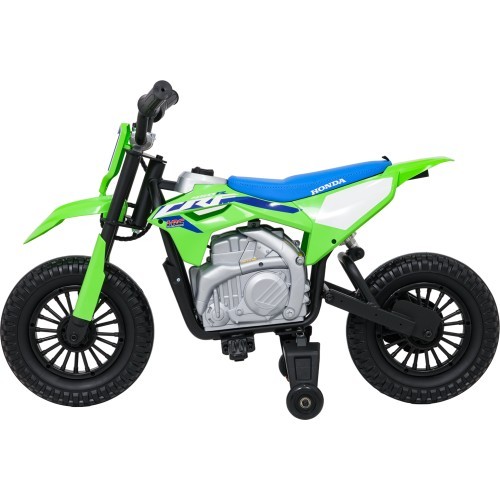 Elektriskais motocikls Honda CFR450R, zaļš