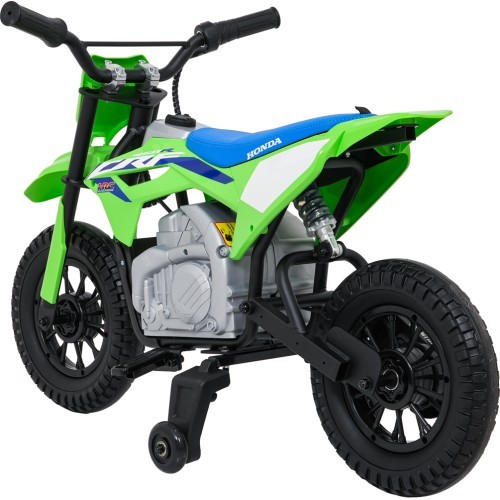 Elektriskais motocikls Honda CFR450R, zaļš