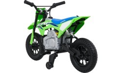 Elektriskais motocikls Honda CFR450R, zaļš