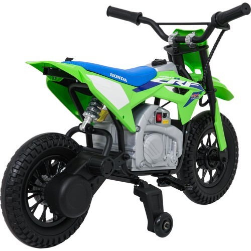 Elektriskais motocikls Honda CFR450R, zaļš