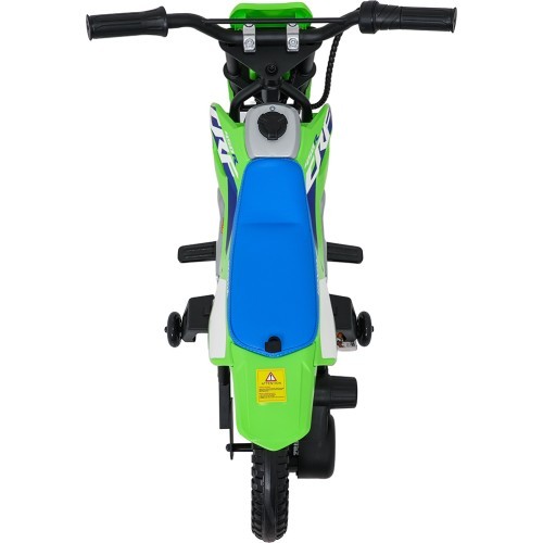 Elektriskais motocikls Honda CFR450R, zaļš