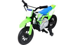 Elektriskais motocikls Honda CFR450R, zaļš
