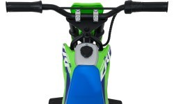 Elektriskais motocikls Honda CFR450R, zaļš