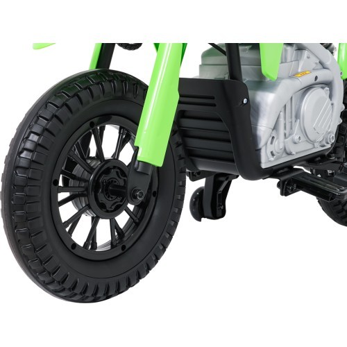 Elektriskais motocikls Honda CFR450R, zaļš