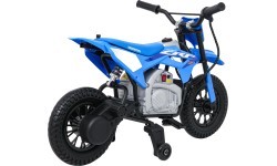 Elektriskais motocikls Honda CFR450R, zils