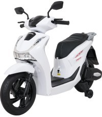 Детский электрический мотороллер Honda SH125I, белый