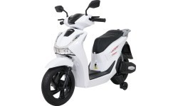 Детский электрический мотороллер Honda SH125I, белый