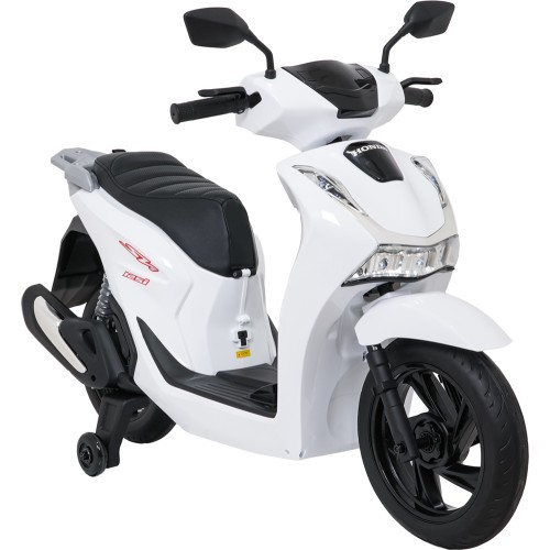 Детский электрический мотороллер Honda SH125I, белый