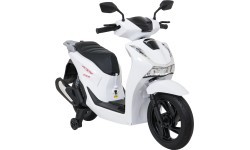 Bērnu elektriskais motorollers Honda SH125I, balts