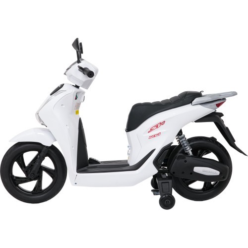 Детский электрический мотороллер Honda SH125I, белый