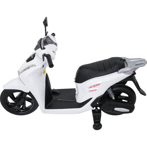 Bērnu elektriskais motorollers Honda SH125I, balts