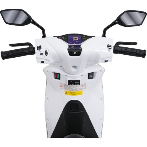 Bērnu elektriskais motorollers Honda SH125I, balts