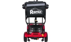 EasyGo Red Four-Wheel Electric Scooter for Seniors