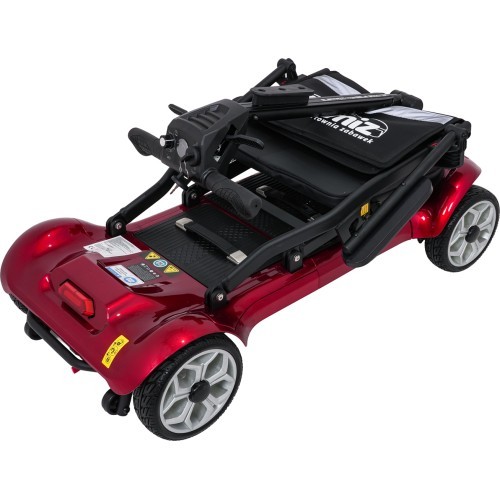 EasyGo Red Four-Wheel Electric Scooter for Seniors