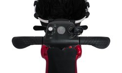 EasyGo Red Four-Wheel Electric Scooter for Seniors