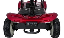 EasyGo Red Four-Wheel Electric Scooter for Seniors