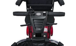 EasyGo sarkans četru riteņu elektriskais skūteris senioriem