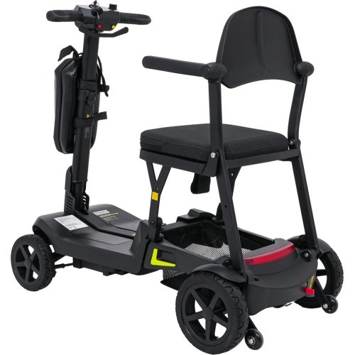SeniorStar Black Four-Wheel Electric Scooter for Seniors